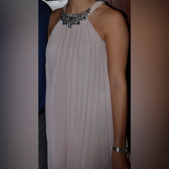 Charlotte Russe Light Pink Embellished Party Dress - Picture 3 of 11